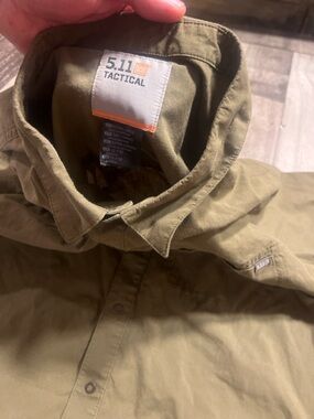 5.11 Tactical Olive Men's Casual Button-Down Shirt